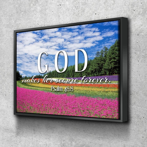 Psalm 48:8 Canvas Wall Art Print