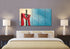 Red Robe around Cross #31 Canvas