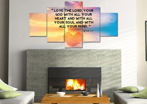Reflections #6 Love the Lord your God Wall Art