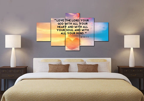 Reflections #6 Love the Lord your God Wall Art