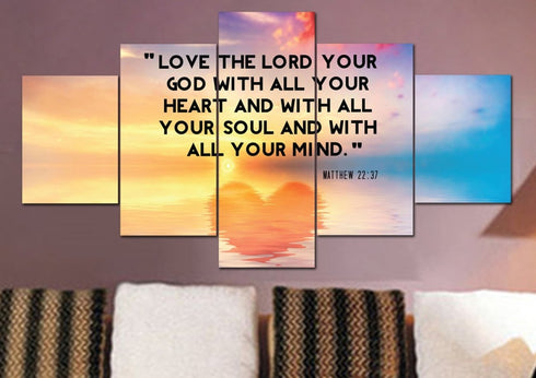 Reflections #6 Love the Lord your God Wall Art