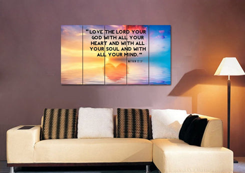 Reflections #6 Love the Lord your God Wall Art