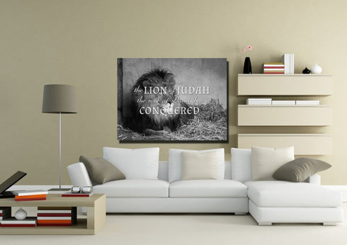 Revelation 5:5 Canvas Wall Art Print - Christian Walls