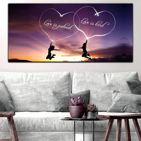Romance #27 Love is Patient, Love is Kind Wall Art