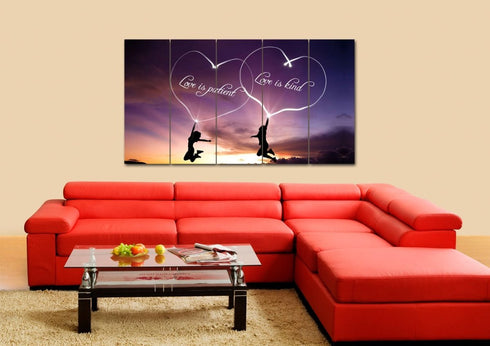 Romance #27 Love is Patient, Love is Kind Wall Art