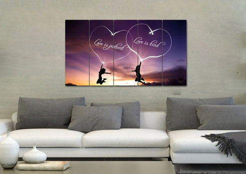 Romance #27 Love is Patient, Love is Kind Wall Art