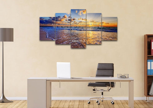 Romans 12:2 #10 NIV Do not conform to the pattern Bible Verse Wall Art Canvas