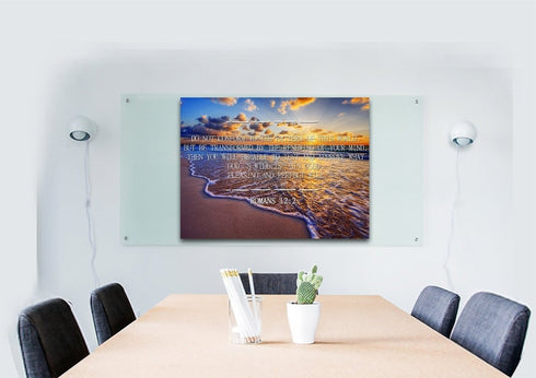 Romans 12:2 #10 NIV Do not conform to the pattern Bible Verse Wall Art Canvas