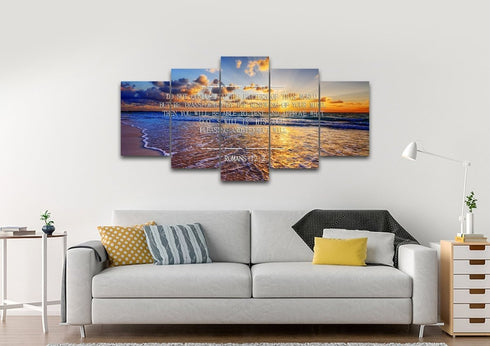 Romans 12:2 #10 NIV Do not conform to the pattern Bible Verse Wall Art Canvas