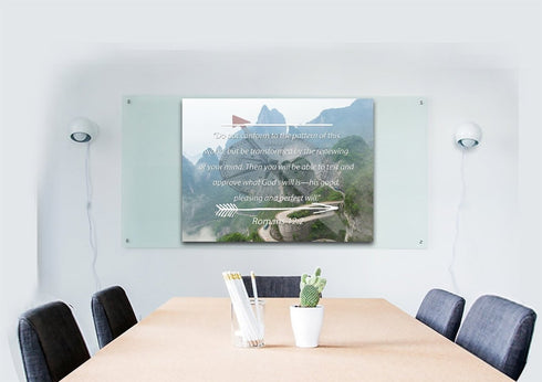 Romans 12:2 #6 NIV Do not conform to the pattern Bible Verse Wall Art Canvas