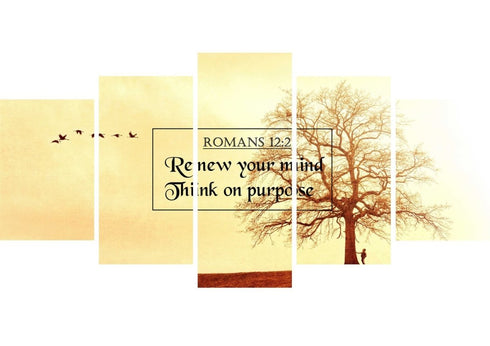 Romans 12:2 Canvas Wall Art Print