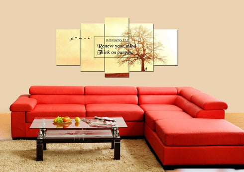 Romans 12:2 Canvas Wall Art Print