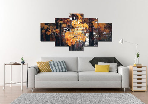 Romans 3:23 For all Have Sinned Canvas Wall Art Print