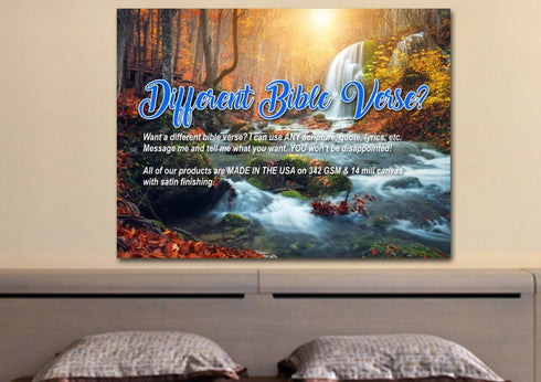 Romans 8:28 God works for the Good Canvas Wall Art Print