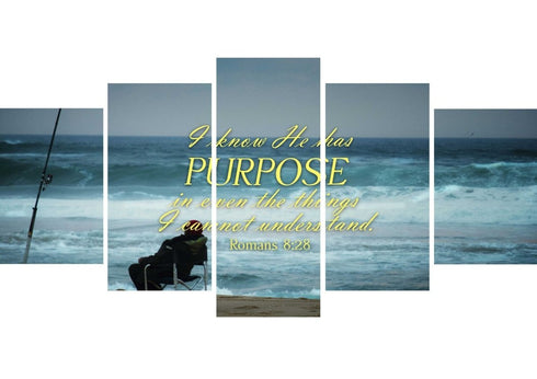 Romans 8:28 He Has a Purpose, Even Things I Can't Understand Canvas