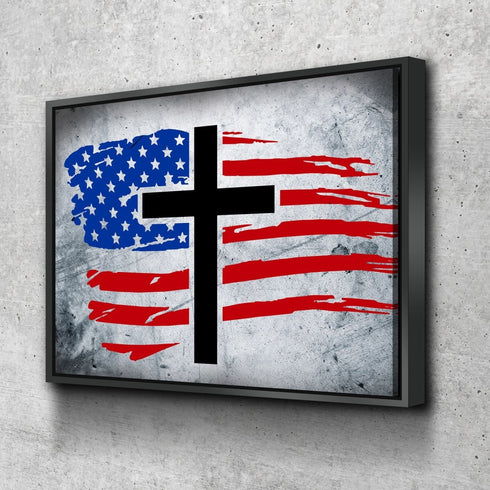 Rugged Look #11 American Flag Patriotic Wall Art