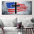 Rugged Look #11 American Flag Patriotic Wall Art