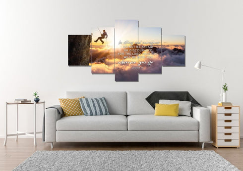 Scaling Mountains #2 Joshua 1:9 Be Strong and Courageous Wall Art