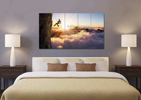 Scaling Mountains #2 Joshua 1:9 Be Strong and Courageous Wall Art