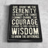 Serenity Prayer #5 'God Grant Me Serenity' Framed Canvas Print