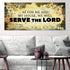 Serve the Lord - Christian Signs for Home