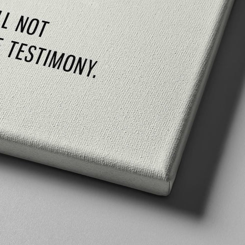 Staggered Numbered 10 Commandments #3 Wall Art