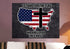 Stand for the Cross, Kneel for the Flag #12 American Flag Patriotic Wall Art