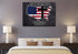 Stand for the Cross, Kneel for the Flag #12 American Flag Patriotic Wall Art