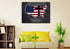 Stand for the Cross, Kneel for the Flag #12 American Flag Patriotic Wall Art