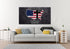 Stand for the Cross, Kneel for the Flag #12 American Flag Patriotic Wall Art