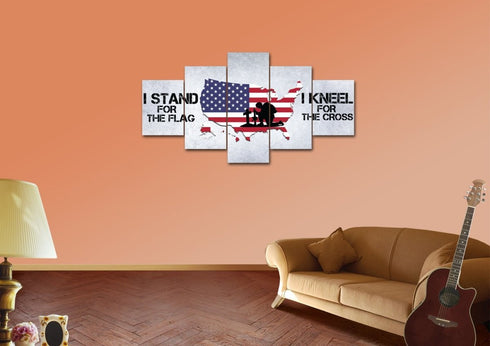 Stand for the Flag #3 American Flag Patriotic Wall Art