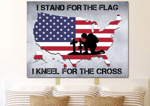 Stand for the Flag #3 American Flag Patriotic Wall Art