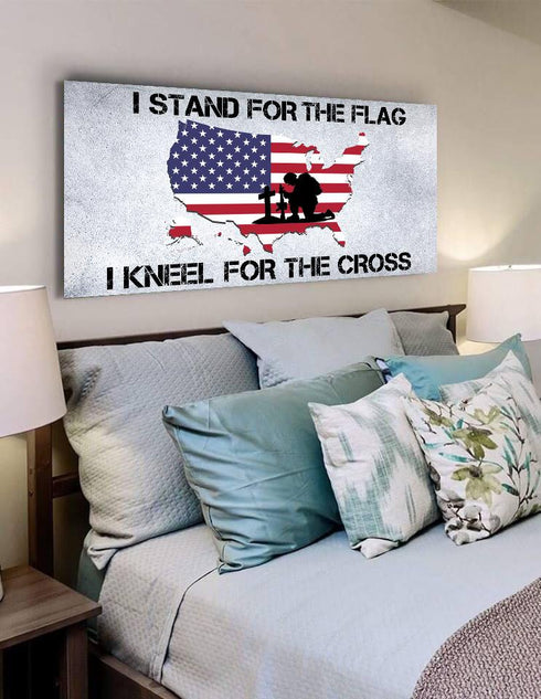 Stand for the Flag #3 American Flag Patriotic Wall Art