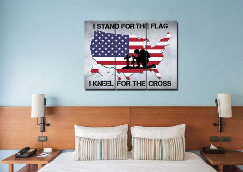 Stand for the Flag #3 American Flag Patriotic Wall Art