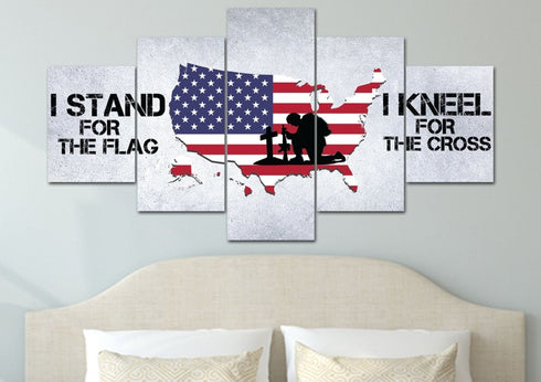 Stand for the Flag #3 American Flag Patriotic Wall Art