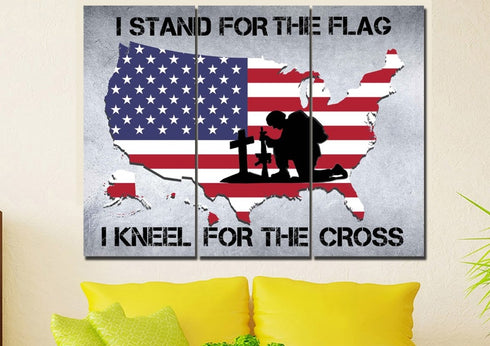 Stand for the Flag #3 American Flag Patriotic Wall Art