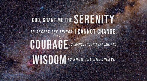 Starry Skies #11 & Serenity Prayer Wall Art