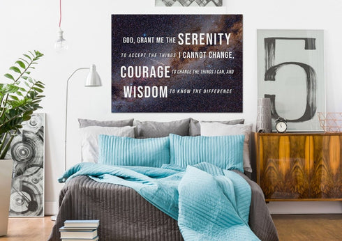 Starry Skies #11 & Serenity Prayer Wall Art