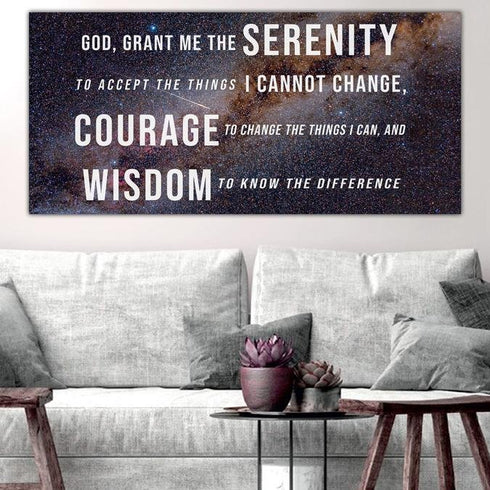 Starry Skies #11 & Serenity Prayer Wall Art