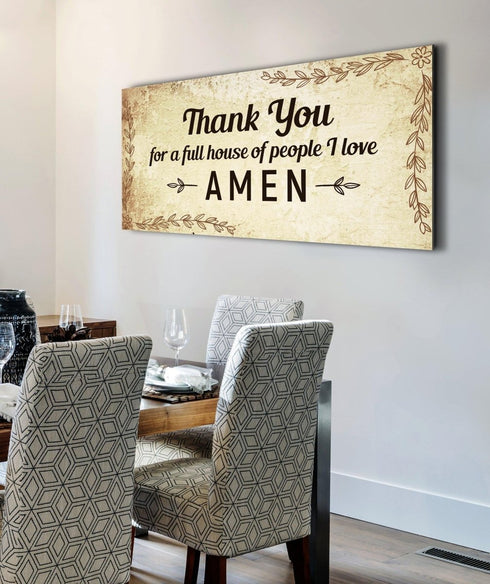 Thank you for Love - Christian Signs for Home
