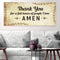 Thank you for Love - Christian Signs for Home