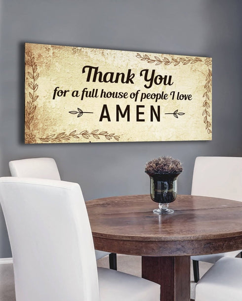 Thank you for Love - Christian Signs for Home