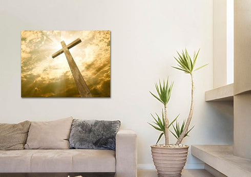 The Cross Facing God's Love #1 Canvas