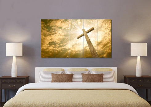 The Cross Facing God's Love #1 Canvas