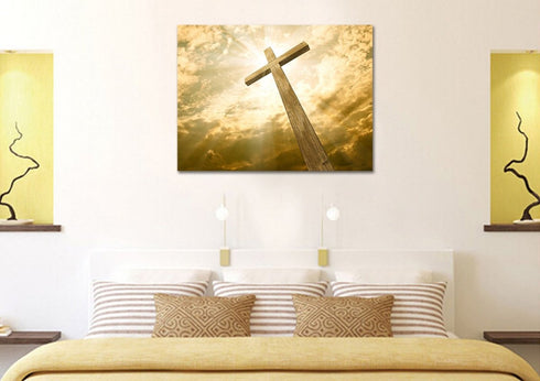 The Cross Facing God's Love #1 Canvas