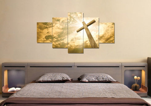 The Cross Facing God's Love #1 Canvas