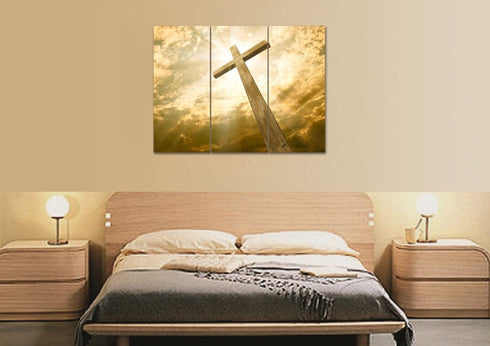 The Cross Facing God's Love #1 Canvas