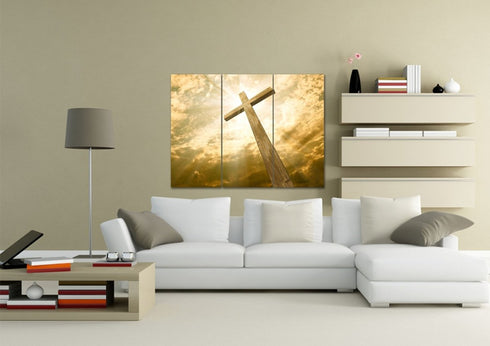 The Cross Facing God's Love #1 Canvas