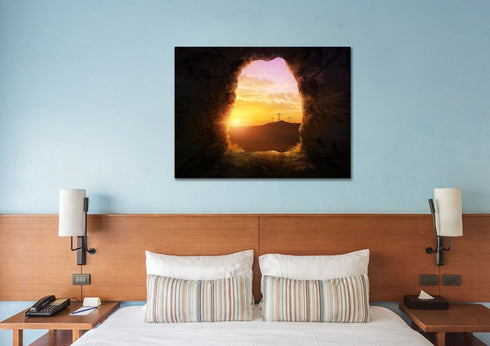 The Cross from Jesus' Burial Tomb #2 Wall Art