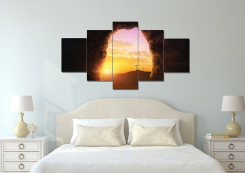 The Cross from Jesus' Burial Tomb #2 Wall Art